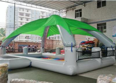 China Groene het Waterpool van Inflatables van de Tentdekking met Opblaasbaar de Jonge geitjes Zwembad Bouncy van Bouncy Te koop