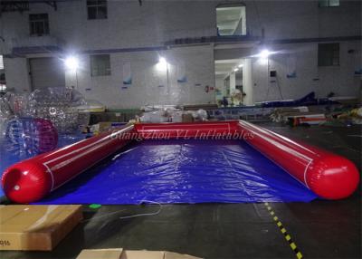 China Pista/circuito inflables de la bola de Zorb de la bola del hámster para los juegos exteriores de los deportes en venta