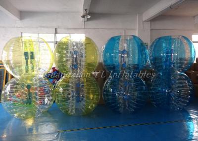 Chine Le jardin gonflable extérieur joue le costume coloré du football de boule de Zorb pour la famille à vendre