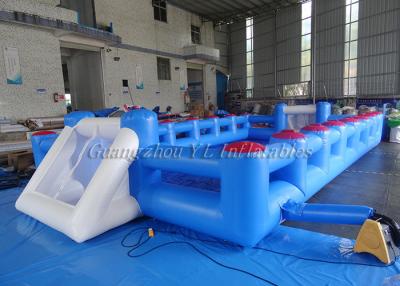 China El campo de deportes inflable profesional, molió el campo de fútbol inflable del jabón en venta