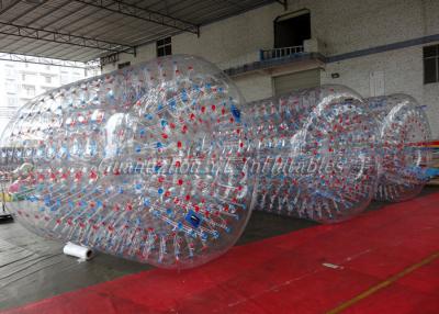 China Wonderful Kid Size Inflatable Water Roller 0.8 mm PVC For Amusement Park for sale