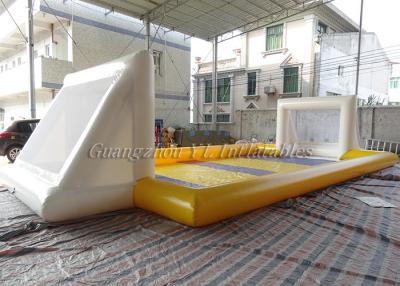 China Inflatable Playground Pool Shaped Inflatable Soccer Pitch For Playing Centers for sale