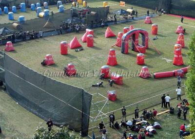 China Área inflable de las arcones del aire del PVC Paintball del anuncio publicitario 0.6m m con la impresión del logotipo en venta