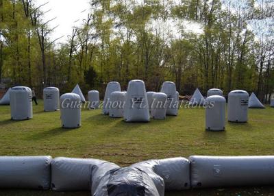 China Wonderful Inflatable Paintball Bunkers , Outdoor Paintball Field With Bunker for sale