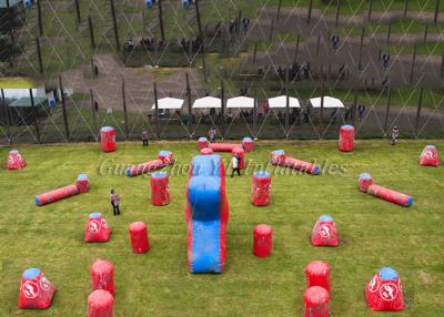 China Arcones inflables de Paintball del juego del campo loco del milenio para hacer publicidad en venta