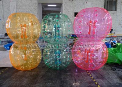 China Colorful Adult Bubble Ball For Adults , TPU 1.55m / 1.8m Yellow Blue Green Orange for sale