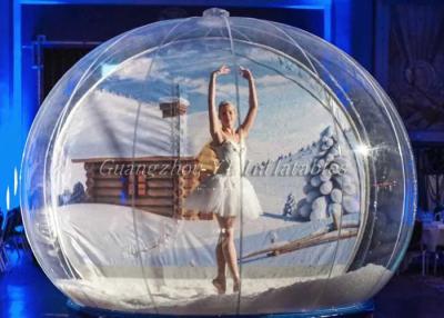 China Professional Exhibition Inflatable Show Ball With Christmas Backdrop for sale