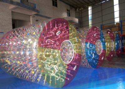 China Durable Inflatable Beach Toys Clear Walking Water Roller Ball For Rental for sale