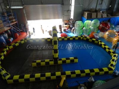 China Rampa atractiva de la bola de Zorb del gigante para hacer publicidad de la pista inflable de la bola del hámster en venta