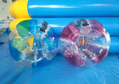 China 1.25m Dia Crazy Kids Bubble Ball , Hot sales Football Soccer Inflatable Human Balls for sale