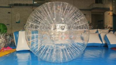 China Grass Rolling TPU Inflatable Zorb Ball , Inflatable Theme Park Zorb Hamster Ball for sale