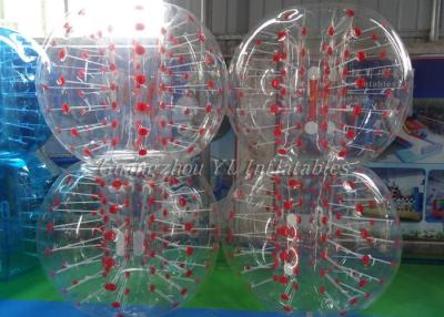 China Bola de parachoques inflable humana de la burbuja del cuerpo para el parque inflable asombroso del agua en venta