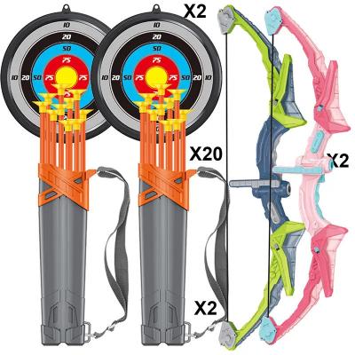 China Plastic Kids Archery Set Lightweight Archery Toy Set with Suction Cup Arrows Aim Indoor and Outdoor Toys for sale