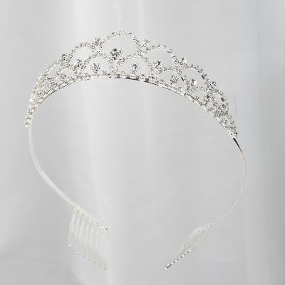 China Embellish Headwear Wholesale Custom Pageant Wedding Tiaras Kids Miss Universe Bridal Metal Crown Headpieces Luxury Jewelry For Women for sale