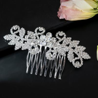 China Embellish Women's Wholesale Luxury Diamond Headpieces Rhinestone Wedding Bridal Tiara Pearl Nupcial Headband For Hair Accessories Chinese for sale