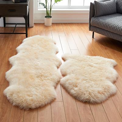 China Washable Ultra Soft Fur Blanket Faux Sheepskin Area Rug Fluffy Shag Rug Rugs For Bedroom Living Room for sale