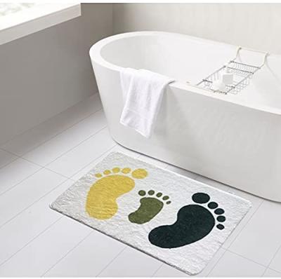 China Single Pattern Doorway Entrance Foot Mat Rectangular Faux Cashmere Mat Carpet Washable for sale