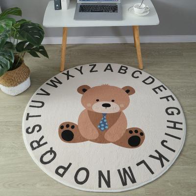 China Small Washable ABC Alphabet Blanket Kids Educational Rugs Learning Carpet Home Decor Teepee Tent Play Mat for sale