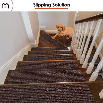 China Stain Resistant 100% Polyester High Quality Pet Mat Waterproof Non Slip Mat Non Slip Stair Treads Mat for sale