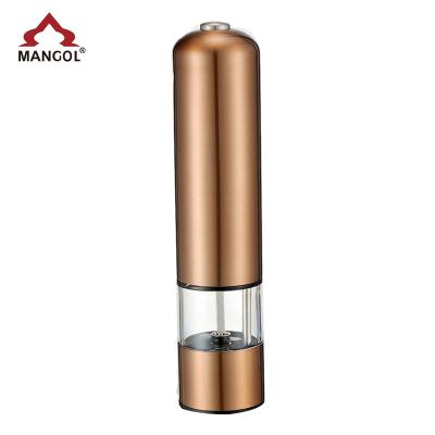 China Viable Cheap Electric Grinder Set Wholesale Stainless Steel Salt and Pepper Grinder for sale