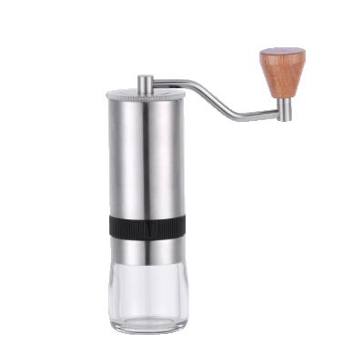 China Outdoor Manual Coffee Bean Mill Hand Coffee Grinder with Stainless Steel Core for sale