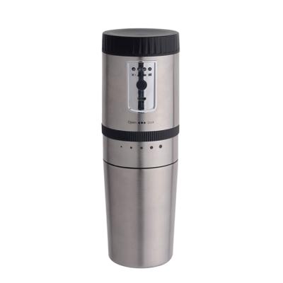 China Amazon Hot Selling Car Coffee Maker Refill Portable Adjustable Electric Coffee Grinder for sale