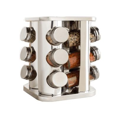 China Newest Sustainable Kitchen Storage Spice Bottle Rack Round Spice Rack for sale