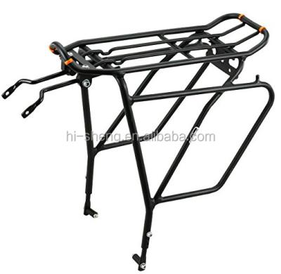 China Stainless Steel Bicycle Tote Rack Frame-Mounted For Heavier Top And Side Loads Bike Cargo Racks for sale