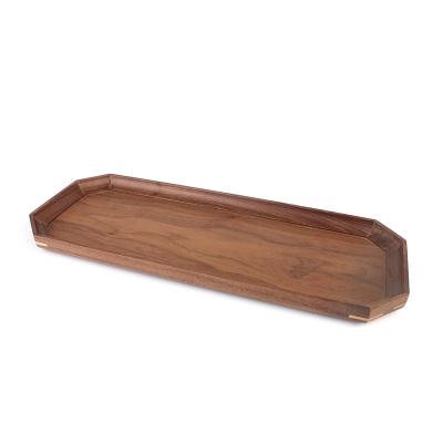 China Decorative Serving Minimalist Wooden Tray Food Tray Wooden Serving Home for sale