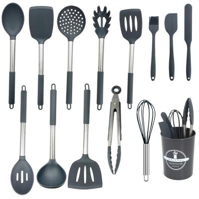 China 13pcs Sustainable Silicone Cookware Set Silicone Kitchen Accessories Cooking Tools Kitchenware Utensils Silicone Cooking Tools for sale