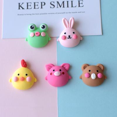 China 100Pcs/Bag Europe Cute Cartoon Resin Animal Flat Back Cabochon For Phone Case Decoration Accessories for sale