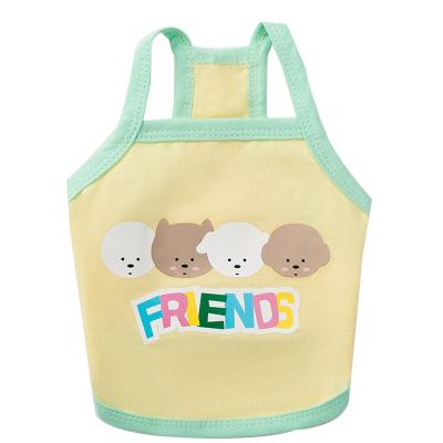 China Brand New Viable T Shirt Pet Summer Vest Plain Dog Shirt For Wholesales 2104CGLK6883 for sale