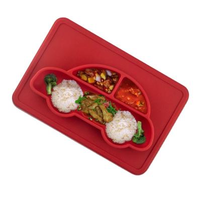 China Wishome Sustainable High Quality Silicone Car Mold Food Bowl For Kids for sale