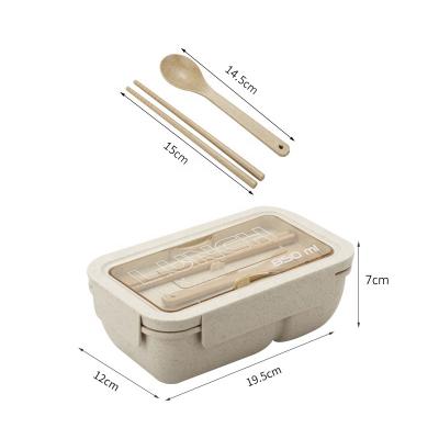 China Popular Wishome Heatable Storage Wheat Straw Bento Lunch Box For Kids for sale