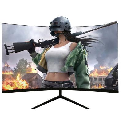 China Size 27 34 Inch Curved Adjustable 2K 2560*1440 1440P 60Hz 75Hz Curved 4k 60hz 27 Inch Frameless Led Odm 27 PC Gaming Led 27 Inch for sale