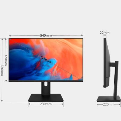 China 27 Inch Adjustable 2K/144Hz 2560*1440 1440P Flat Size IPS HD LED Display PC Desktop Curved Dual Mode Desktop Computer Monitor for sale