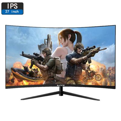 China 27 Inch 1K 1920*1080 1080P 60Hz 75HzFlat Panel Curved Dispalysz Monitors 1MS LCD HD Gaming Monitor for sale