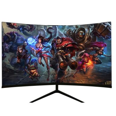 China 27 Inch 2K/144Hz Curved PC Dual Mode 2560*1440 1440P 75hz 21 1080 Gaming Computer LCD For PC Used 21:9 1ms Factory Cheap Monitor for sale