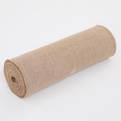 China Eco-Friendly OEM Printed Fashionable Jute Table Runner Burlap Table Cloth For Wedding for sale