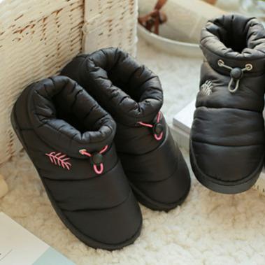 China High Heel Bag Shoes Cotton Winter Wool Shoes Upper Men And Women Anti-slippery Waterproof Warm Slippers Slip Down Cotton Slippers for sale