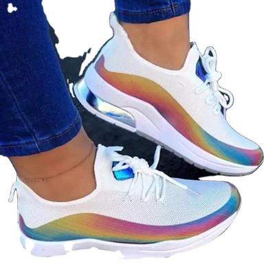 China Latest women's running casual shoes women fashion round models 2022 sneakers woman shoes walking shoe pour femme for sale