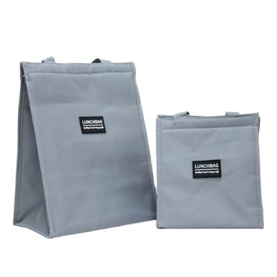 China Insulated Thermal Promotional Women Lunch Food Delivery Cotton Canvas Cooler Bag With Logo Printing for sale