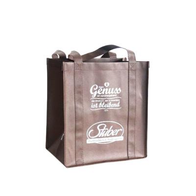 China Cheap Supermarket Handled Custom Design Biodegradable Non Woven Fabric Bag for sale