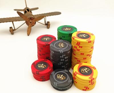 China Ceramic production and sales of custom logo ceramic poker chips for sale