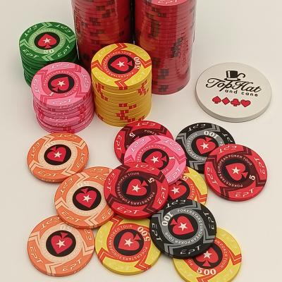 China Ceramic custommadecasino ceramic custom poker chips fully customizable on the front and back with your imprint or design for sale