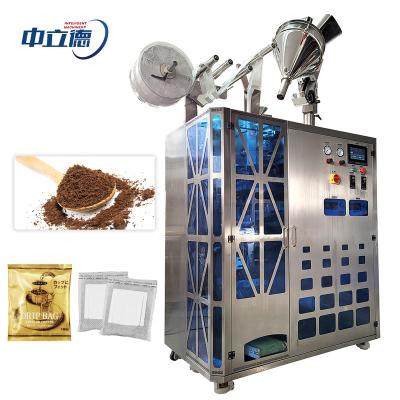 China Food Ultrasonic Sealing Full Automatic 10g 15g Drip Coffee Bag Packing Machine Dip Coffee Bag Filling Packing Machine for sale