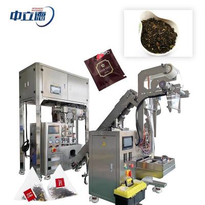 China Food Automatic pyramidal black green tea bagging vertical inner triangle tea bag packing machines for sale