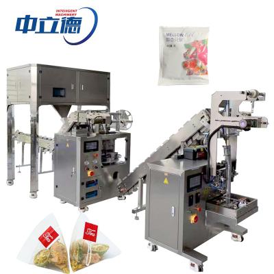 China Food Automatic inner and outer pyramids tea bag packing machine, small tea sachet bag packing machine for sale