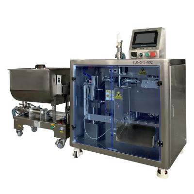 China Food Automatic Shaped Bag Doypack Filling Machine Barbecue Sauce Liquid Packaging Machine for sale