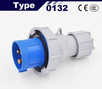 China Waterproof IP67 Industrial plugs model SF-0132 (16A 220VAC 2P+E) 0232(32A) for sale